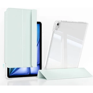 ​apple iPad Air 11 2024 Kılıf Magnetik Ayrılabilen Airbagli Zore Sliding Tablet Kılıfı-Açık Yeşil