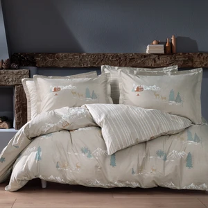 Mateo Çift Kişilik Nevresim Takımı - Bej