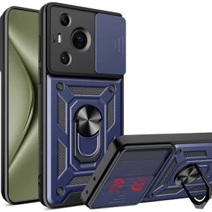 Huawei Pura 70 Pro Kılıf Kamera Korumalı Armor Pars Yüzüklü Tank Kapak