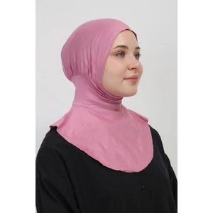 Manolya Şal Pratik Hazır Kaymayan Terletmeyen Boyunluklu Geçmeli Bone