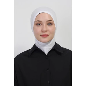 Manolya Şal Pratik Hazır Kaymayan Terletmeyen Boyunluklu Geçmeli Bone