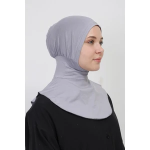 Manolya Şal Pratik Hazır Kaymayan Terletmeyen Boyunluklu Geçmeli Bone