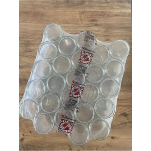 660 cc Cam Kavanoz Kapaklı 25 Li Paket Konserve Yarımlık