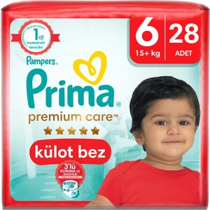 Külot Bebek Bezi Premium Care 6 Numara 28 Adet