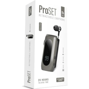 Proset Mikrofonlu Yaka Askılı Şarj Göstergeli Makaralı Bluetooth Kulaklık