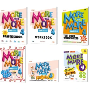 Ay Çocuk Yayınları  2025 4. Sınıf More More Practice Book + Test Book + Föy