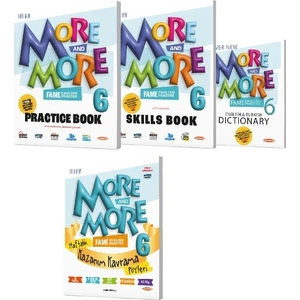 Kurmay Yayınları  2025 6. Sınıf More More Practice Book + Kazanım Föyleri