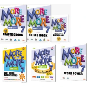 Kurmay Yayınları  2025 7. Sınıf More More Practice + Test Book + Kazanım Föyleri + Wordpower