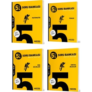 Hız Yayınları  2025 5. Sınıf Matematik Türkçe Fen Sosyal Soru Seti 4 Kitap