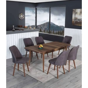 Yonga concept Açılabilir Mutfak Masası Takımı (6 Sandalyeli)