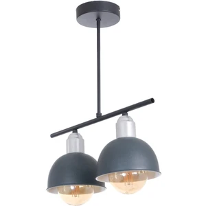 Fer Avize Elton Modern Tasarım Yatak Odası - Salon - Mutfak - Cafe Anrasit Renk 2 Li Avize