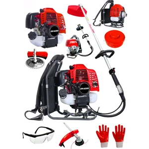 Alman 20 Hp Sırt Tipi Benzinli Motorlu Ot Çalı Tırpanı Çim Biçme Makinesi Tirpan Kırmızı