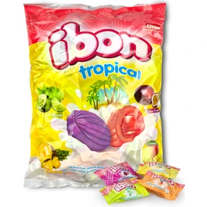 Ibon Tropical Sütlü Meyveli Şeker 1000 Gr. (1 Poşet)
