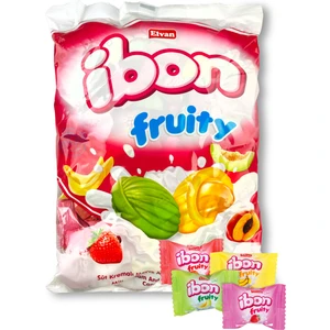 Ibon Sütlü Meyveli Şeker 1000 Gr. (1 Poşet)