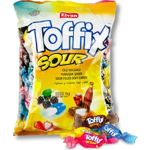 Toffix Sour Mix Şeker 1000 Gr. (1 Poşet)