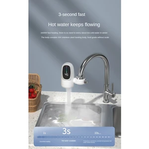 3000W Anında Elektrikli Sıcak Su Isıtıcı Musluk Dijital Ekran Isıtma Musluk Suyu Isıtıcı Banyo Musluk Için Abd Plug (Yurt Dışından)