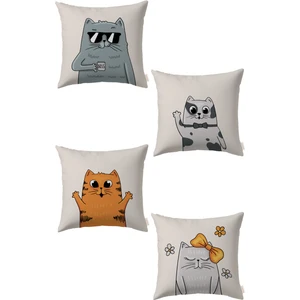 Arancione Co. Yaban 4'lü Kırlent Kılıf Ds1