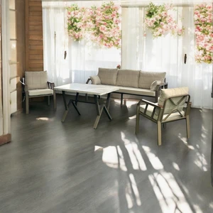 Tu Tienda 3+1+1+Masa Dekoratif Bahçe Balkon Mutfak Takım