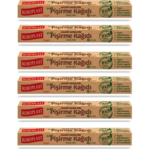 Hazır Kesilmiş Doğal Pişirme Kağıdı 42 x 37 cm 60 Lı