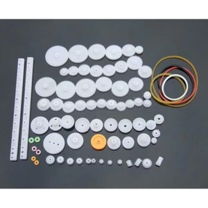Roboyol Store 75 Parça Plastik Dişli Seti Rc Çark Arduino Oyuncak Robot Araba Gear Dıy Kremayer