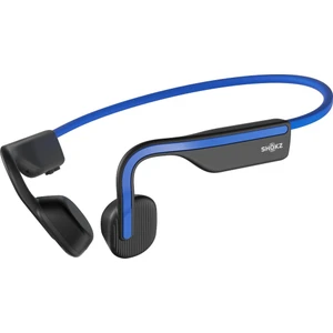 OpenMove–Açık Kulak Tasarımlı, Bluetooth 5.1, IP55 Suya ve Tere Dayanıklılık, 6 Saat Pil Ömrü, Çift Gürültü Önleyici Mikrofon, Günlük ve Spor Kullanımı için Kemik İletimli Kablosuz Kulaklık-Mavi