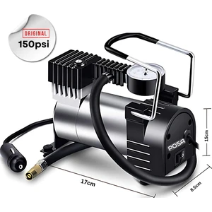 Araba Bisiklet Araç Lastik Pompası Oto Profesyonel Pompa 150PSI