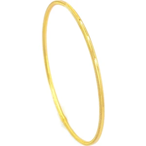 Bz Burgu Zincir Bz Ajda Model 22 Ayar Altın Kaplama Bilezik 2.5 mm BLZ-3009