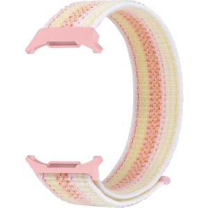 Samsung Galaxy Watch Ultra 47 mm Uyumlu Spor Loop Kordon Hasır Örgü Kayış Cırt Cırtlı Velcro