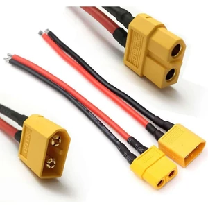 Roboyol Store XT60 Soketli Kablo Çifti - Erkek Dişi 10CM 100MM Lipo Pil Batarya
