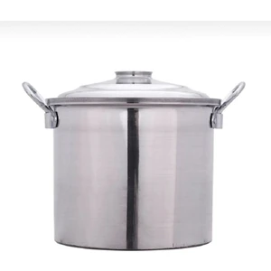 Özyetişen Metal Soba Kazanı Kapaklı 15 Litre Ağız Çapı 30 cm Alüminyum