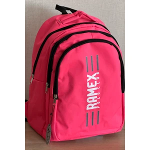 Nemo Bags Pembe Sırt Çantası Büyük Boy Okul Çantası Seyahat Çantası Su Itici Spor Çantası 45X30X15CM 24LT