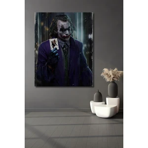 Dekoratif Dikey Joker Duvar Tablo Ahşap Dikdörtgen Tablo