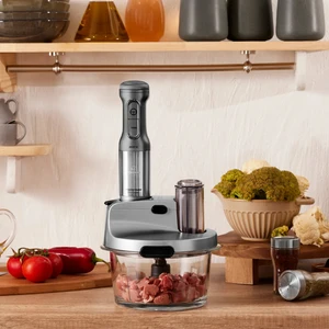 6 Bıçaklı Cam Hazneli Mutfak Robotu Uzun Blender Ayaklı 2500W Turbolu Güçlü Motor,çırpma, Dilimleme, Doğrama, Blender, Karıştırma