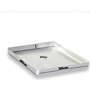Özyetişen Metal Alüminyum Baklava Börek Fırın Tepsi 30X40X3,5 cm