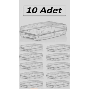 Şeffaf Bayan Ayakkabı Kutusu 10 lu Paket