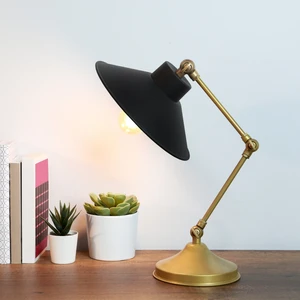Eskitme Gold Özel Tasarım Eskitme Masa Lambası