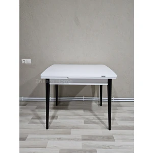 Küçük Mdf Masa, Açılabilir Mutfak Masası, 4 Kişilik Yemek Masası, 68X90 cm