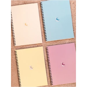 Spiralli Okul Defterleri 4'lü Set (Hilal Seri)