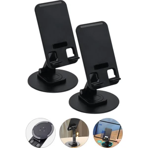 DEMPOWER 2'li 360° Döner Alüminyum Ayarlanabilir Telefon ve Tablet Standı