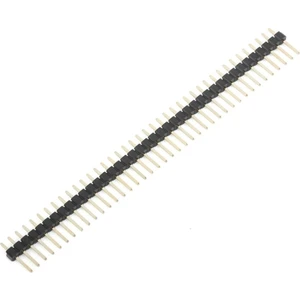 Roboyol Store 5 Adet 1X40 Pin Erkek Header Tek Sıra 2.54MM 180 Derece Kırılabilir Bölünebilir Konnektör Soket