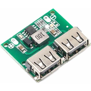 Roboyol Store 6-24V To 5V 3A Dual USB Çıkış Voltaj Düşürücü HW-681 2x USB Çıkış Şarj Taşınabilir Güç Kaynağı