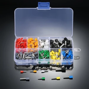 Roboyol Store 400 Parça Izoleli Kablo Ucu Set Kutulu Yalıtımlı Tel Terminal Soketi Sıkmalı Pin Elektrik Teli