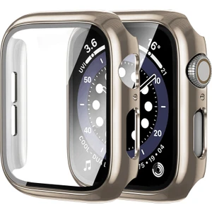 Novstrap Apple Watch Seri 7 8 9 41MM ile Uyumlu Ekran Kasa Koruyucu Kapak Kılıf 360 Tam Koruma