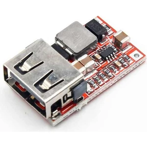 Roboyol Store 6-24V To 5V 2A USB Voltaj Düşürücü HW384 Mini USB Çıkış Şarj Taşınabilir Güç Kaynağı Araba Mobil Dc