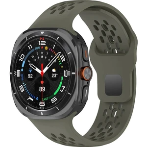 Galaxy Watch Ultra 47MM Redclick KRD-119 Delikli Tasarım Silikon Kordon