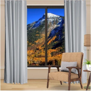 Dhm Perde Beyaz Blackout Karartma Fon Perde Güneşlik Pilesiz Extraforlu Düz Dikim