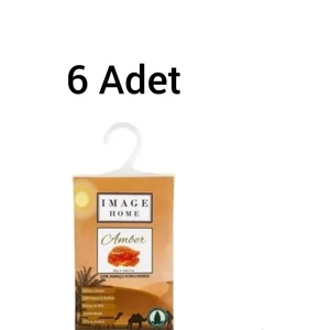 Image Home 6 Lı Amber Koku Kesesi, Askılık Ayakkabılık Koku Giderici