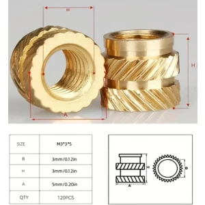 M3 Insert Somun (120Li)