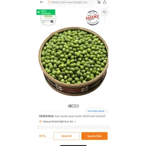 Ham Zeytin Ham Yeşil Zeytin