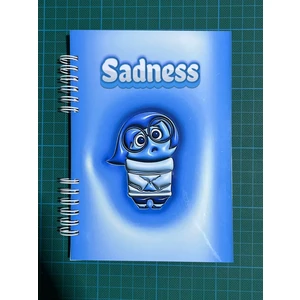 Cuppy Box Ters Yüz Üzüntü 50 Sayfa Defter Bonus Stickerlı